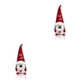 thumbnail image 2 of Naiovety Navidad Barba Larga Muñeca Adorable de Navidad Ornamento con Sombrero Centro de Decoración Escritorio Decoración Sobre Sobre 2Conjunto, 2 of 6
