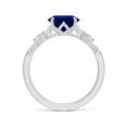 thumbnail image 2 of ANGARA Lab Grown 3 Ct Pear Blue Sapphire Engagement Ring for Women in 14K White Gold (Size-10x8mm) | September Birthstone, Anniversary, Jewelry Gift for Women | Lab-Grown Blue Sapphire Ring, 2 of 8