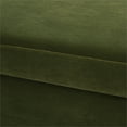 thumbnail image 3 of Knox 35" Carré Cocktail de Rangement Pouf Vert Olive Performance Velours, 3 of 14