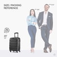 thumbnail image 3 of Maleta Samsonite Omni PC Hardside de 20 pulgadas, negra con giratoria, 3 of 6