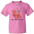 thumbnail image 3 of Inktastic More Beads, Please Cute Mardi Gras Crawfish Youth T-Shirt, 3 of 5