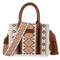 thumbnail image 4 of Bolso de mano occidental Montana West para mujer bohemio azteca Angel White Strap M, 4 of 5