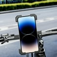 thumbnail image 4 of Secure Universal Bike Phone Mount - Shock Absorbing Handlebar Holder for Navigation and Music Control, 4 of 6