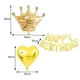 thumbnail image 3 of de de látex Pelícu de Decoración creativa para fiestas hogar Adorno colgante con letras de Jardín - Oro Yotijar globo de cumpleaños, 3 of 8