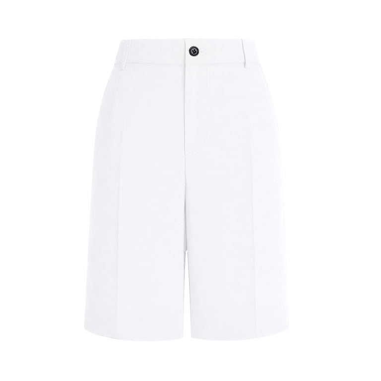 white dress shorts ladies Sunshine On Me White Pleated Shorts | Trendy Women's Shorts