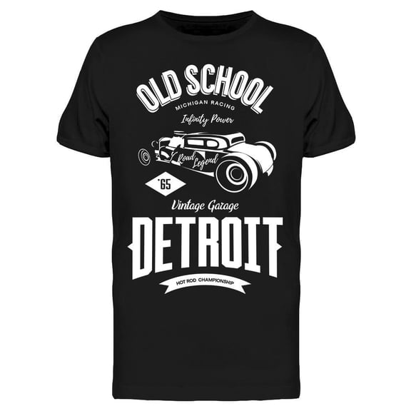 Old School Detroit Tee Men's -Image by Shutterstock