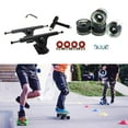 thumbnail image 3 of Monopatín Cola Ruedas De Camiones De Skate ABEC-11 Llave De Rueda Reparación Negro Claro, 3 of 8