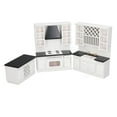 thumbnail image 4 of Miniature Dollhouse Birch Wood Kitchen Cabinet Set 1/12 - Perfect for Dolls House Decoration, 4 of 22