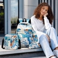 thumbnail image 5 of Graffiti Pattern Waterproof Student Backpack Set, 3 Pieces Bookbag with Shoulder Bag and Pencil Case, Fashion Daypack for Teenagers School, Travel & Outdoor Activities, 5 of 6