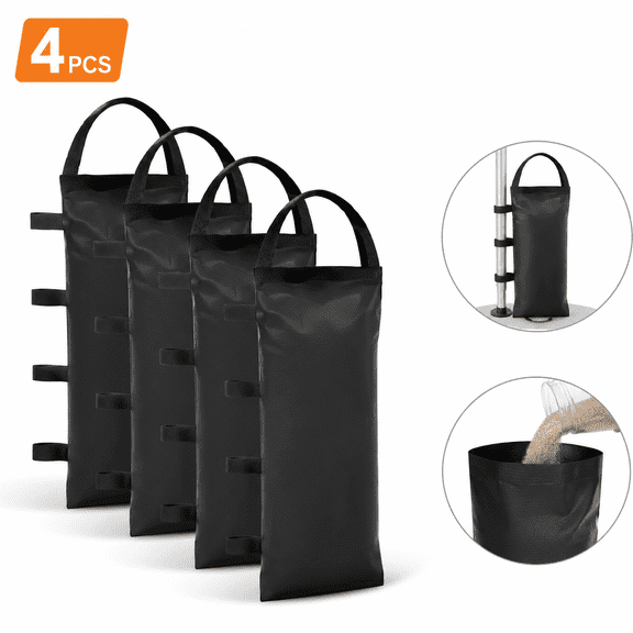 Canopy Weight Bags Set of 4, Pop up Canopy Tent for Instant Outdoor Sun Shelter Canopy Legs