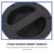 thumbnail image 5 of unbranded 5Ud Manejadores Recessed Para Cajas De Audio Negro Resistente Para Uso En Altavoces, 5 of 6