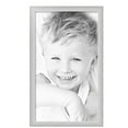 thumbnail image 2 of ArtToFrames 18" x 31" Metro Ice Silver Black Picture Frame, 18x31 inch Silver Wood Poster Frame (WOM-5247),  Pack, 2 of 7