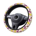 thumbnail image 4 of Balery Butterflies and Vintage print Steering Wheel Covers Elastic Skidproof Steering Wheel Protective Cover Case for Men Women Universal 15 Inches Cars Accessories, 4 of 8