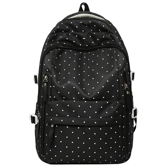 Clearance Polka Dot Backpack for Women Kawaii Backpack Fashion Nylon Large Capacity Polka Dot Bookbag Casual Travel Daypack