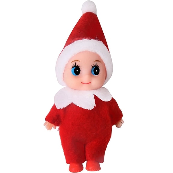 Tiny Elf Doll | Christmas Miniature Elf Decoration | Grow Elf Dolls with Feet and Shoes for Elf Accessories and Props, Advent Calendars and Stocking Stuffers