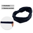thumbnail image 5 of Unique Bargains Headbands Cotton Sweatbands Stretchy Moisture Wicking Headband for Sports for Women Navy Blue 1 PCS, 5 of 6