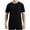Black, variant on Yuzhih Short Sleeve Shirts for Men Big and Talls Quick Dry Breathable T-Shirts Basic Solid Workout Athletic Tees