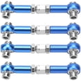 thumbnail image 1 of Yazoeia life 4Pcs RC Steering Linkage Rod, RC Aluminum Alloy Steering Link Rod Upgrade Parts for 94122 1/10 Car(Blue) CJC912-146240, 1 of 9