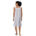 thumbnail image 4 of Aria Women's 100% Cotton Sleeveless 40" Nightgown, Sizes XS-5X, 4 of 6