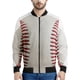 thumbnail image 3 of Chaquetas de béisbol con estampado gráfico de moda para hombre, chaqueta bomber con estampado 3D de manga larga, tendencia de primavera y otoño, abrigo deportivo informal para niños, 3 of 4