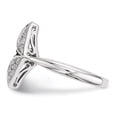 thumbnail image 3 of Sterling Silver Champagne Diamond & Diamond Shape Ring, 3 of 6