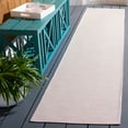 thumbnail image 2 of SAFAVIEH Martha Stewart Hampton Solid Indoor/Outdoor Runner Rug, Beige/Pink, 2' x 9', 2 of 9