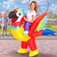 thumbnail image 4 of Disfraz de loro inflable KOOY para fiesta de Halloween para adultos, 4 of 8