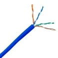 thumbnail image 3 of CAT5e CMR Riser LAN Ethernet Networking Internet Patch Cable, Solid Bare Copper 24AWG 4-Pair UTP 350Mhz EZ Pass Thru RJ45 Connectors UL ETL Assembled in USA (5 Feet, Blue), 3 of 4