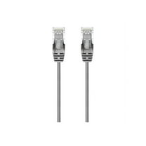Belkin Slim - Patch cable - RJ-45 (M) to RJ-45 (M) - 1.52 m - UTP - CAT 6 - molded, snagless - gray