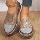 thumbnail image 5 of Amzcrzy Zapatos de mujer,Zapatos de mujer,Zapatillas de mujer, Zapatos de suela plana con diamantes de imitación para mujer, zapatos casuales de un solo pie. Sandalias Mujer Zapatillas De Casa, 5 of 9