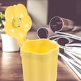 thumbnail image 4 of OULII De Basura Con Tapa Color Amarillo Pequeño Para Almacenamiento En, 4 of 8