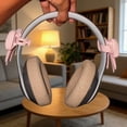 thumbnail image 6 of Silicone Bow Headphone Accessory 3D Bows for Headphones Cute Earphone Bow Decorations Playful Headphone Clip Decor for Women (2 Pack,Pink), 6 of 7