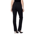 thumbnail image 2 of Pantalones para Mujer Gloria Vanderbilt Amanda de Tiro Alto Entallados en Negro 4L, 2 of 2