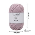thumbnail image 3 of Last Chance Violete 4 Strands Of Combed Milk Cotton Thread Diy Doll Cotton Crochet Thread Wool Ball, 3 of 6