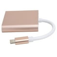 USB C Adpater 3.1 3 in 1 Hub Converter Dock High Definition Multimedia