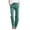 Dark Gray, variant on Solid Straight Pants for Women Casual Elastic Waist Long Trousers