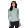 thumbnail image 4 of Avalanche Women's Ultra Soft Microstripe Long Sleeve Hiking Running Top, 4 of 5
