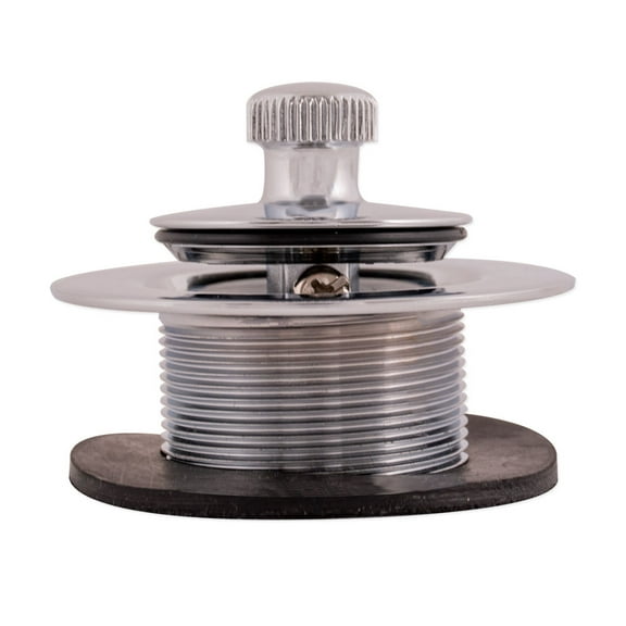 Eastman 35231 Lift-N-Turn Bath Drain Assembly, 1-3/8 inch x 16 Fine Thread, Chrome