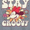 thumbnail image 3 of Disney - Mickey & Friends - Minnie Mouse - Stay Groovy - Women's Racerback Tank Top, 3 of 5