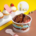 thumbnail image 4 of Spoon Stick Fork Dessert Spoons Stylish Transparent Dessert Spoon Set Versatile Practical Ice Cream Spoon Fork Stick Set for, 4 of 5