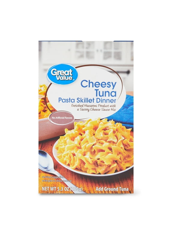 Great Value meal kits and sides in Great Value pantry