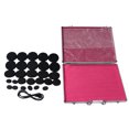 thumbnail image 1 of Kit de piedras calientes para masaje con calentador de aluminio Piedras de spa de relajación corporal de diferentes tamaños, 1 of 14