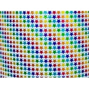 Pack of 1, Holographic Rainbow Stars Wrapping Paper, 24" x 833', Full Ream Roll for Celebration, Party, Holiday, Birthday and Events, Made in USA
