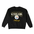 thumbnail image 6 of Women's Gameday Couture  Black Pittsburgh Steelers Powerhouse Play Premium Fleece Sweatshirt, 6 of 6