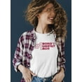 thumbnail image 2 of World's Greatest Mom Graphic T-shirt Women's, 2 of 3