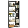 thumbnail image 6 of Resenkos 6-Tier Wooden Bookcase with 2 Anti-Tipping Kits - Open Display Shelf, Black, 6 of 8