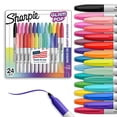 thumbnail image 1 of Juego de rotuladores Sharpie Glam Pop, punta fina permanente, 24 colores, 1 of 4