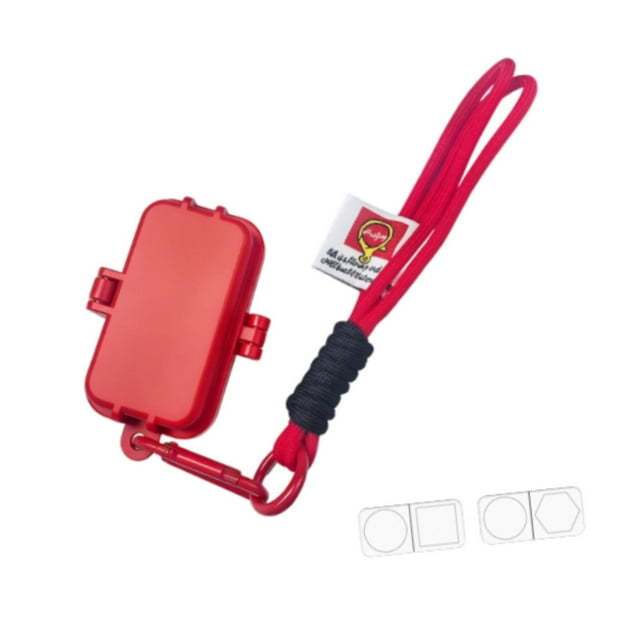 Caja de almacenamiento de tiza para billar, soporte para tiza de taco de billar para juegos de principiantes al aire libre rojo
