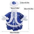thumbnail image 3 of AZXY Christmas Porch Goose Outfit, 23" Fade‑Proof Wear for Porch Goose, Goose Clothes for Cement Goose, Goose Clothing for Goose Statue,Winter Xmas Decor for Yard Lawn Front Porch Patio Garden, 3 of 8