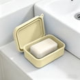 thumbnail image 4 of Ynsdnzl Self Draining Silicone Soap Holder With Lid, Non Slip Bar Soap Container With Cover, Fast Drying Travel Soap Case And Soap Saver Tray For Shower Sink Counter Or Camping, 4 of 6